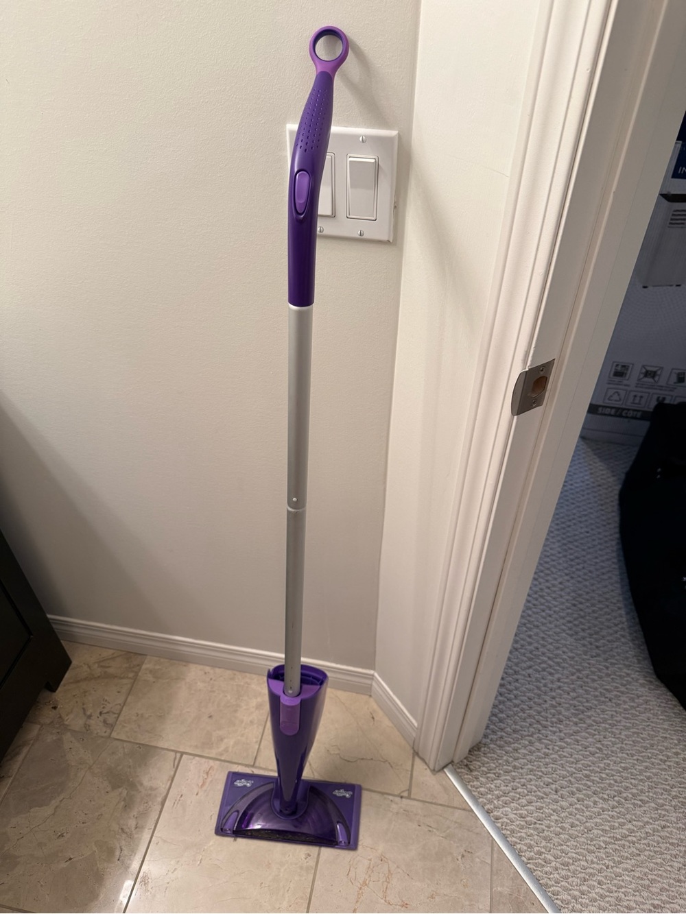 Swiffer Spray Mop in Purple with Silver Handle